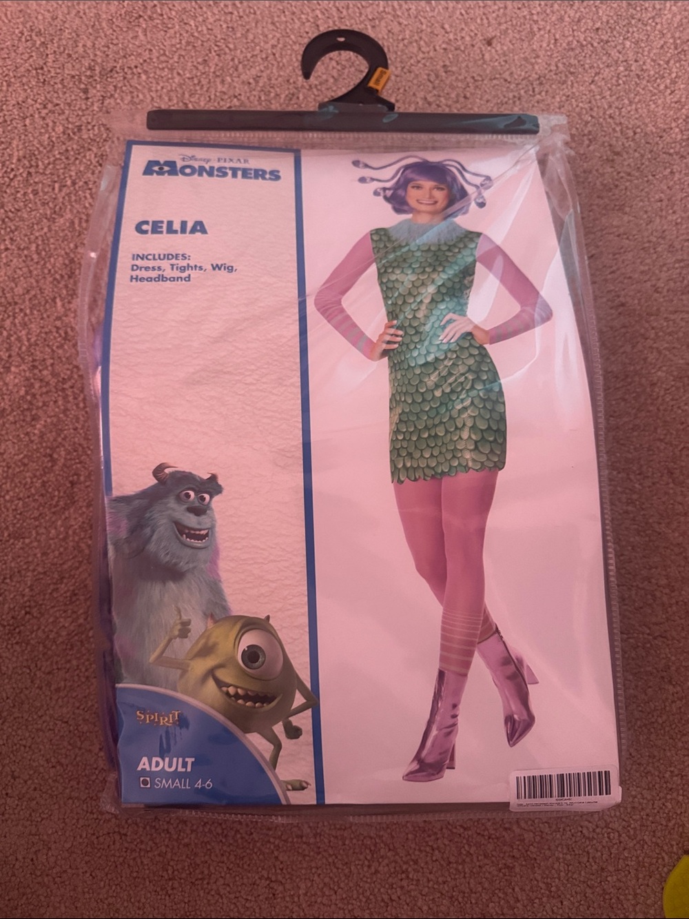 Monsters inc Celia Adult Small Costume